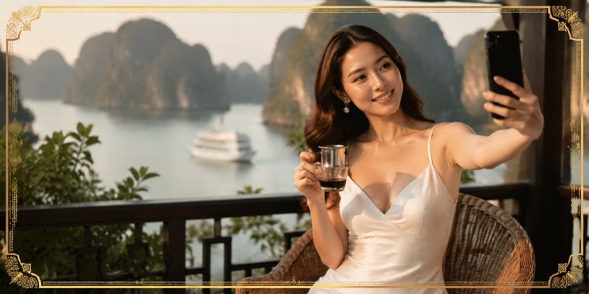 Người chơi nhận cashback bonus và kiểm tra tài khoản tại vùng vịnh Hạ Long