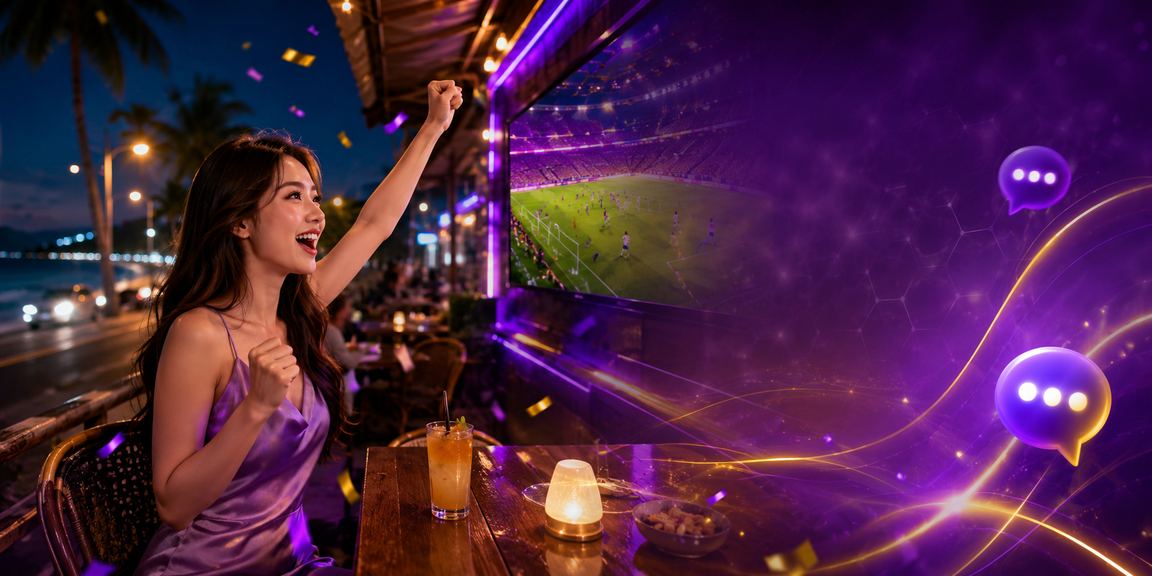 Người chơi kiểm tra giao dịch thanh toán casino tại Mũi Né bên ly cà phê